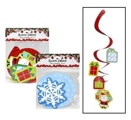 Christmas Room Decor Dizzy Danglers - 55 cm