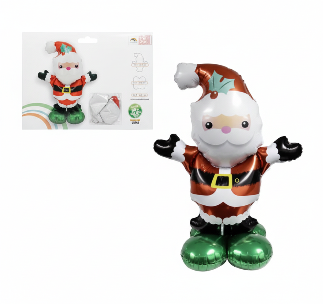 Christmas Giant Santa Air Filled Balloon (1.1 metres)