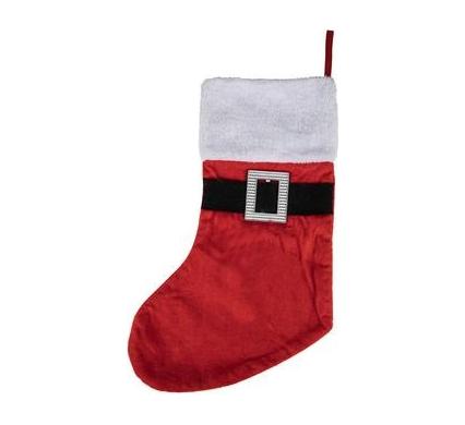 Christmas Stockings With Santa Belt 45cm