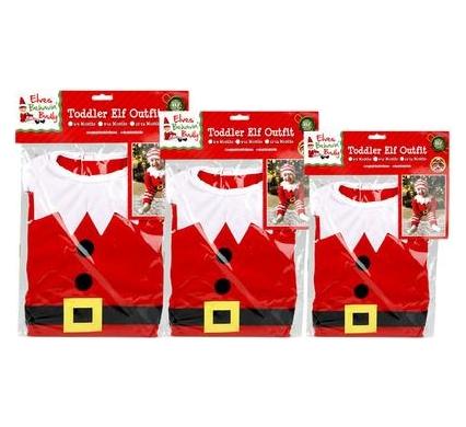 Christmas Elf Dress Up Costume - Toddler Size