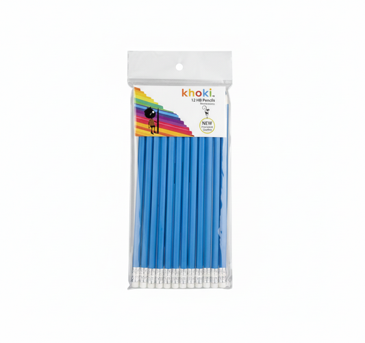 Pencil Basic Happy Birthday with Eraser - 12 Pieces