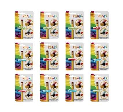 Pencil or Pen Topper - Horoscope Design - Plastic