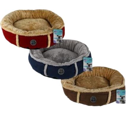 Pet Bed Fleece Round - 50 cm - Furry Centre