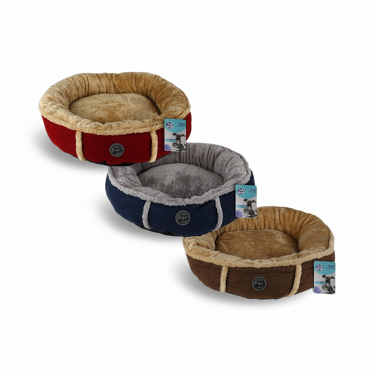 Pet Bed Fleece Round - 50 cm - Furry Centre