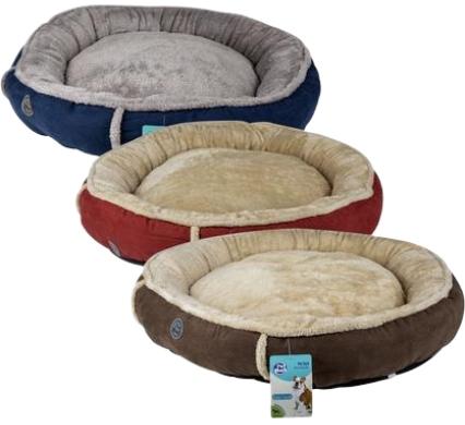 Pet Bed Fleece Round - 80 cm - Furry Centre