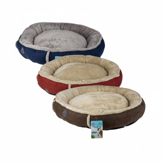 Pet Bed Fleece Round - 80 cm - Furry Centre