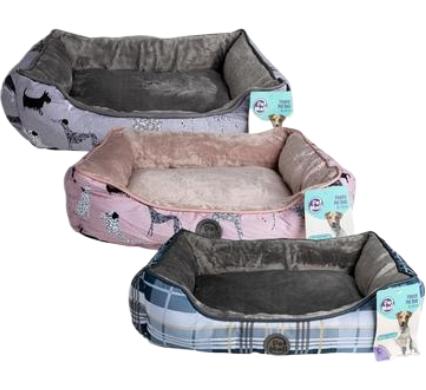 Pet Bed Rectangle - 50 x 40 cm - Assorted Designs