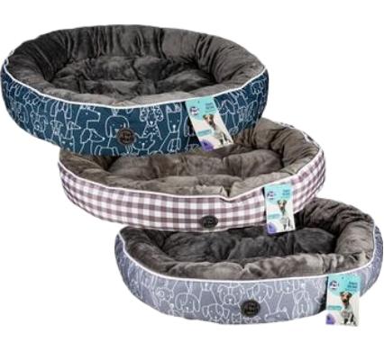 Pet Bed Round - 70 cm - Assorted Designs