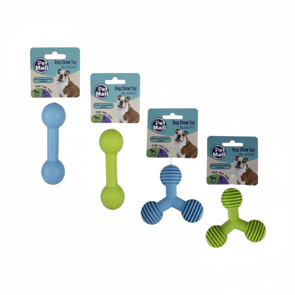 Thermoplastic Rubber Pet Dog Toy (Small) - Assorted