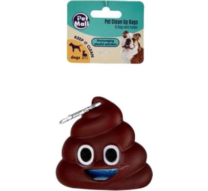 Pet Dog Clean-Up Bags with Holder - 15 Bags