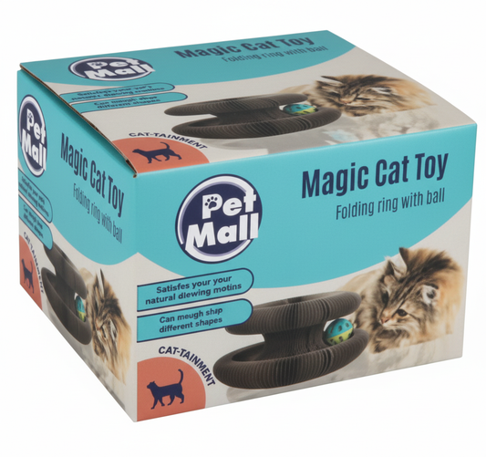 Pet Cat Toy Magic Foldable Ring