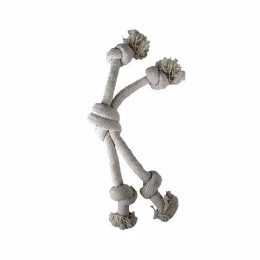 Pet Dog Toy Tug - Knotted String - 47 cm