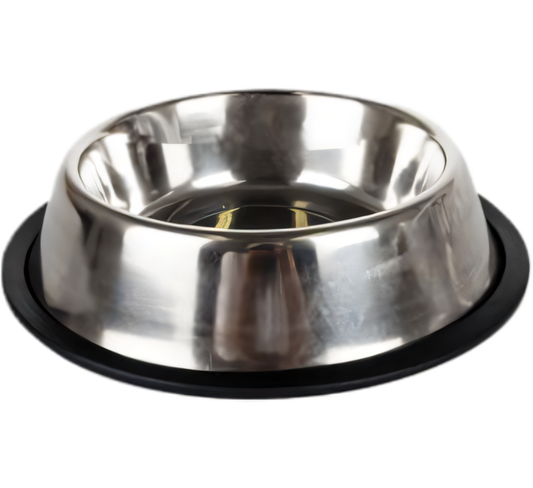 Pet Dog Cat Bowl - Stainless Steel - 16 oz - 15 cm