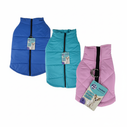 Pet Dog Jacket with Zipper - Unisex - Small