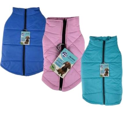 Pet Dog Jacket with Zipper - Unisex - Medium