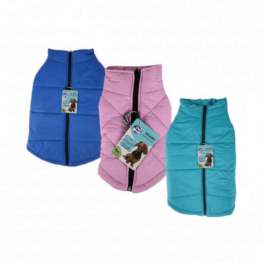 Pet Dog Jacket with Zipper - Unisex - Medium