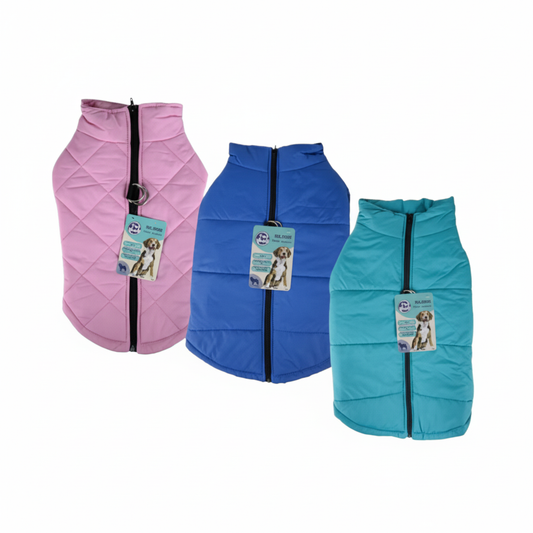 Pet Dog Jacket with Zipper - Unisex - 2XL