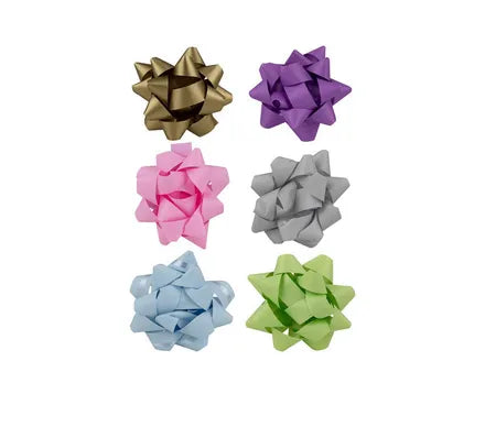 Gift Bow Pastel Paper - 5 cm - 6 Pieces