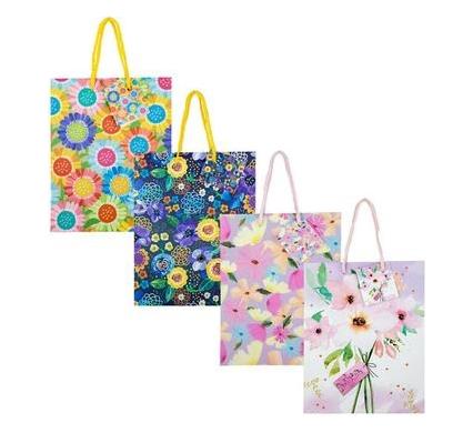 Gift Bag Paper Large - 25x32cm - Flower