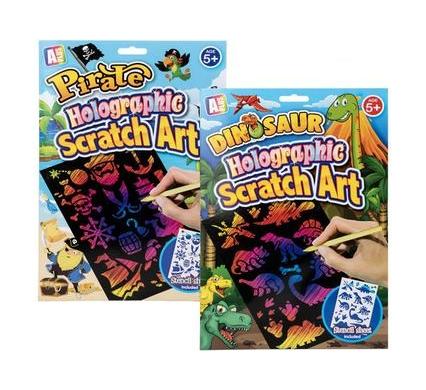 Art and Craft Scratch Holographic Assorted