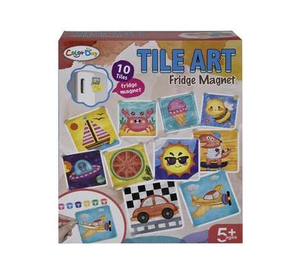 Art and Craft Paint Ceramic Tile Magnets