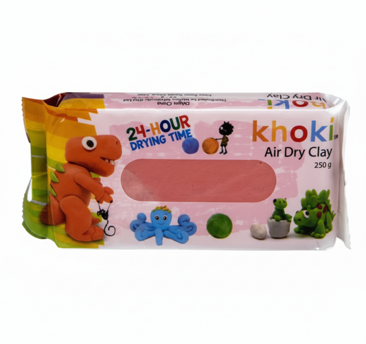 Red Art and Craft Air Dry Clay (250 g)