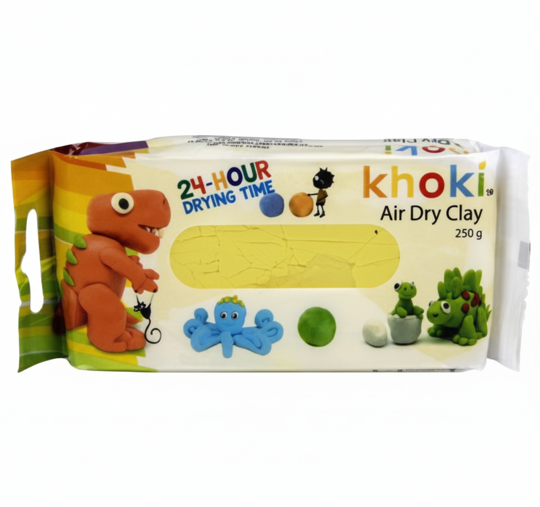 Yellow Art and Craft Air Dry Clay (250 g)