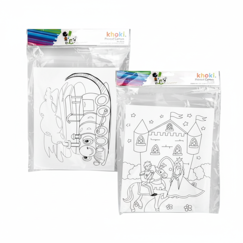 Art and Craft Canvas Printed with Assorted Designs (24 x 30 cm)