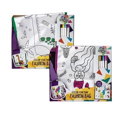 Art and Craft Do It Yourself Flap Over Bag - 28x28cm