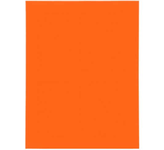 Orange Bright 160 g Art and Craft Board Sheet (A2 Size)