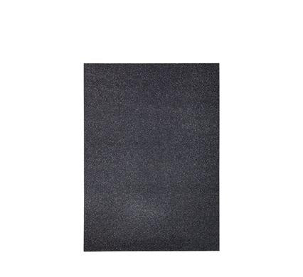 Art and Craft A4 Glitter Board - 230gsm - Black