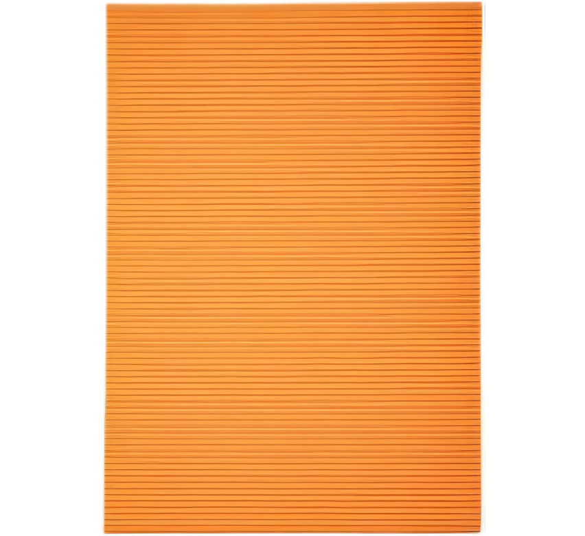 Orange Art and Craft Corrugated Board (A4, 160 gsm)