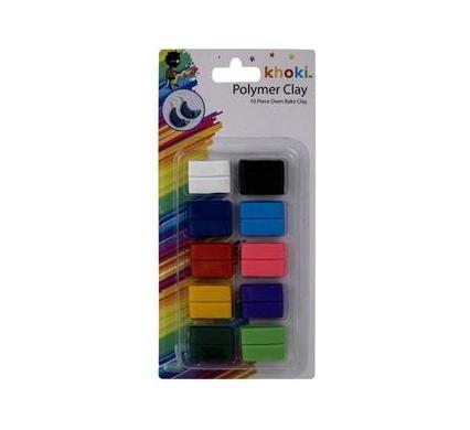Art and Craft Polymer Clay - 10 Pieces