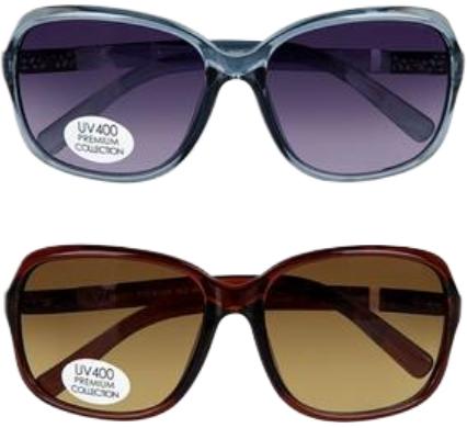 Sunglass Premium Ladies Square Medium Classic