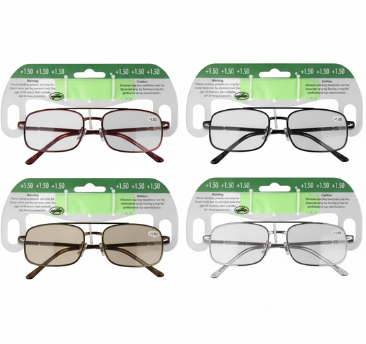 Metal Reading Glasses - Assorted Strength 1.5