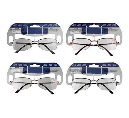 Reading Glasses Metal - Assorted Strength: 2