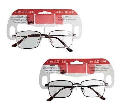 Reading Glasses Metal - Assorted Strength: 1