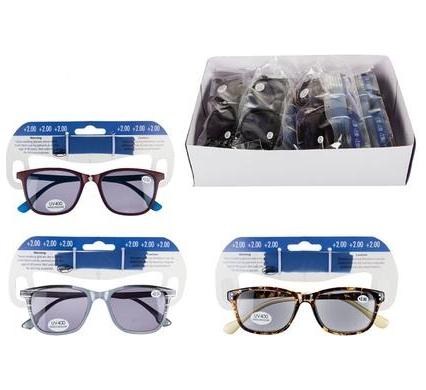 Reading Glass Tinted Assorted Strenght:+2