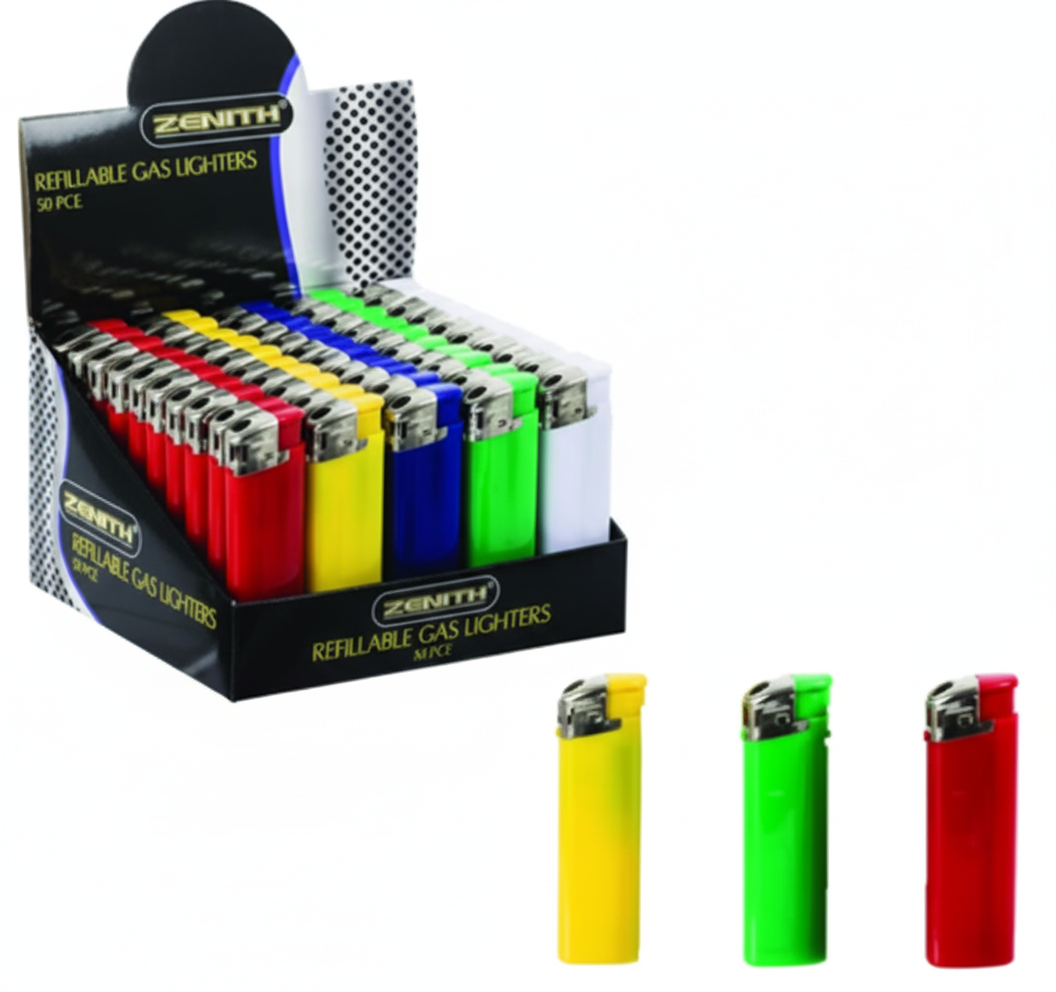 Refillable Electronic Lighter - Pack of 50