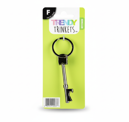 Keychain Silver Metal Bottle Opener 9cm