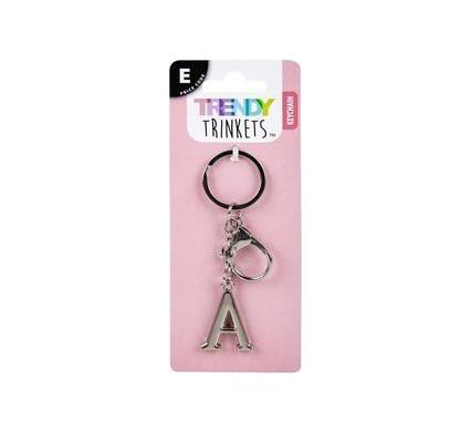 Keychain Alpha Metal Letter A