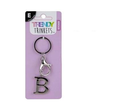 Keychain Alpha Metal Letter B