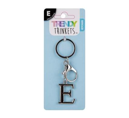 Keychain Alpha Metal Letter E - Metal Letter E Keychain
