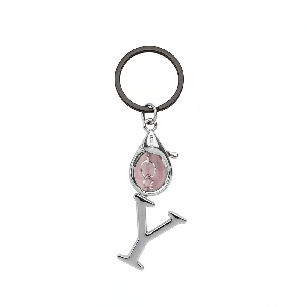 Keychain Alpha Metal Letter Y