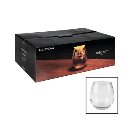 Wine Glass Set Stemless - 6 Pieces - 475 ml