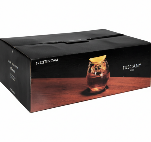 Wine Glass Set Stemless - 6 Pieces - 475 ml