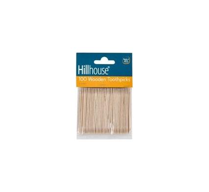 Wooden Toothpicks - 100 Pieces - Party - Hillhouse