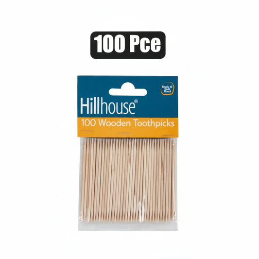 Wooden Toothpicks - 100 Pieces - Party - Hillhouse