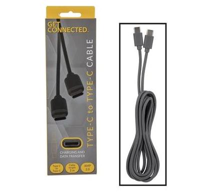 USB Cable Type C to Type C - 2.0 Amp - 2 m