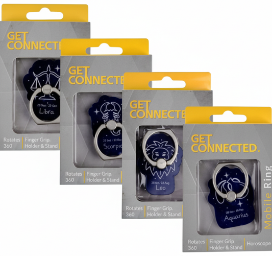 Mobile Phone Ring Holder and Stand - Horoscope